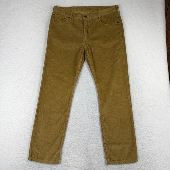 Levi's Other - Levis Corduroy Jeans Mens 33 Fits 35x29 Brown Straight Cotton A4690-1840
